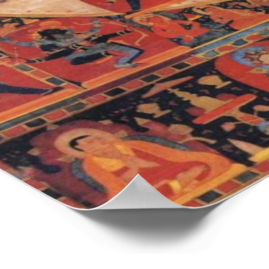 Vajravarahi Mandala Poster (Ecke)