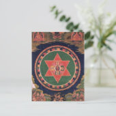 Vajravarahi Vajrayogini Tibetanischer Buddhist Man Postkarte (Stehend Vorderseite)