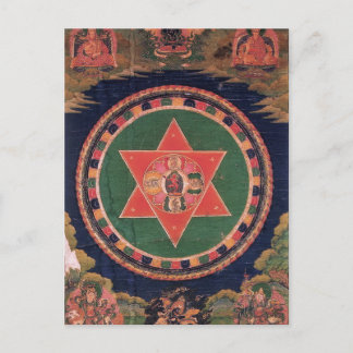 Vajravarahi Vajrayogini Tibetanischer Buddhist Man Postkarte