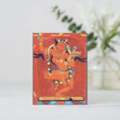 Vajravarahi Vajrayogini tibetisch-buddhistische Go Postkarte (Stehend Vorderseite)
