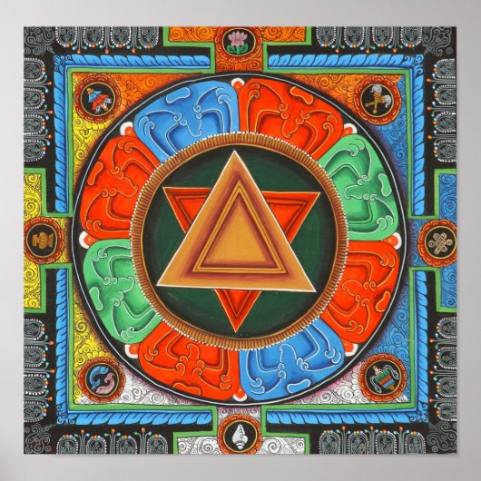 Vajrayogini Mandala Poster (Vorne)