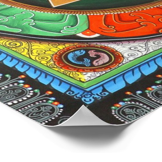 Vajrayogini Mandala Poster (Ecke)