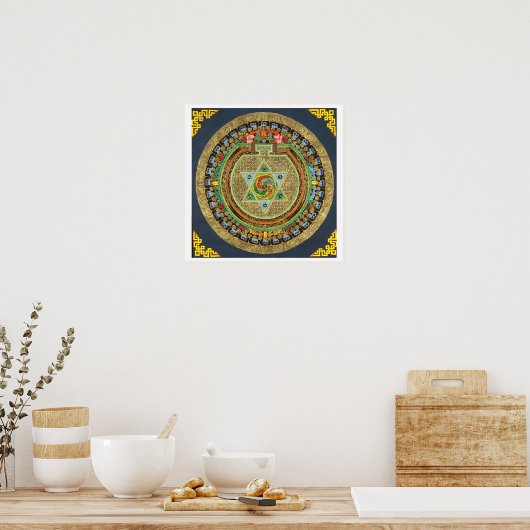 Vajrayogini Mandala Poster (Küche)