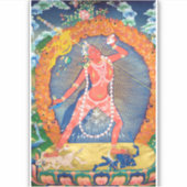 Vajrayogini tibetisch-buddhistische Deity Aufkleber (Vorderseite)