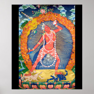 Vajrayogini tibetisch-buddhistische Deity Poster