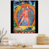 Vajrayogini tibetisch-buddhistische Deity Poster (Küche)