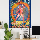 Vajrayogini tibetisch-buddhistische Deity Poster (Heimbüro)