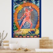 Vajrayogini tibetisch-buddhistische Deity Poster (Küche)