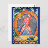 Vajrayogini tibetisch-buddhistische Deity Postkarte (Vorne/Hinten)