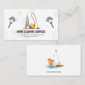 Vakuen und Staubsauger | Blasen Visitenkarte (Vorne/Hinten)