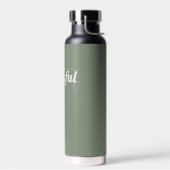 Vakuum 22 oz Wasser Flasche-Grün Hintergrund Trinkflasche (Links)