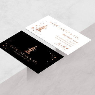 Vakuum Berufliche Haushaltshilfe & Hausreinigung B Visitenkarte