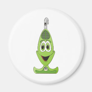Vakuum Cartoon Green Magnet