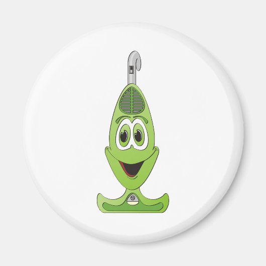Vakuum Cartoon Green Magnet (Vorne)