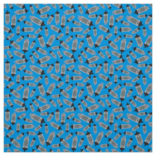 Vakuum Tubes Radio Buff Stoff (Muster)