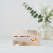 Vakuumreiniger | Haushaltshilfe Visitenkarte (Stehend Vorderseite)