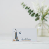 Vakuumreiniger Magd Janitorial Reinigung pro Visitenkarte (Stehend Vorderseite)