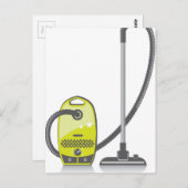Vakuumreiniger Postkarte (Vorne/Hinten)