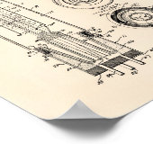 Vakuumröhre 1928 Patent Art Old Peper Poster (Ecke)