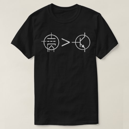 Vakuumröhre besser als Transistoren, Audiophile, H T-Shirt (Design vorne)