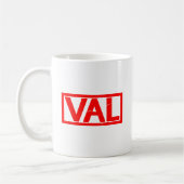 Val Briefmarke Kaffeetasse (Links)