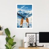 Val Cenis Ski-Wandkunst Ski-Poster 1 Poster (Heimbüro)