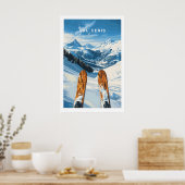 Val Cenis Ski-Wandkunst Ski-Poster 1 Poster (Küche)