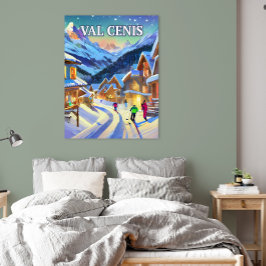 Val Cenis: Smaragd des Alpes, Seenia Hivernale Poster