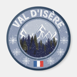 Val D’Isère Skistation Magnet