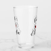 Val d'Aosta Flag Herz, Italien, Aostatal Glas (Rechts)