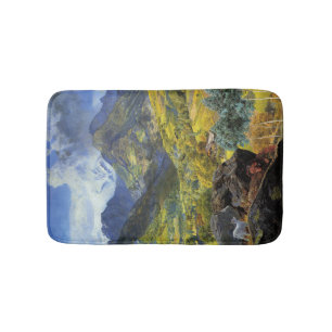 Val d'Aosta (Majestic Italia Alpine Landschaft) Badematte