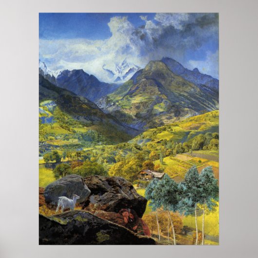 Val d'Aosta (Majestic Italia Alpine Landschaft) Poster (Vorne)