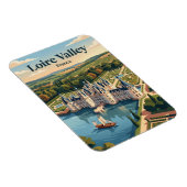 Val de Loire Frankreich Magnet (Rechte Seite)