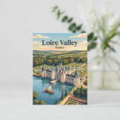 Val de Loire Frankreich Postkarte (Stehend Vorderseite)