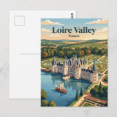 Val de Loire Frankreich Postkarte (Vorne/Hinten)