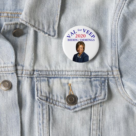Val Demings für Vizepräsident 2020 Button (Beispiel)