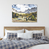 Val di Fassa, Trentino, Italien Leinwanddruck (Insitu (Schlafzimmer))