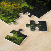 Val Di Funes-Dolomittal mit Herbst-Blätter Puzzle (Seite)