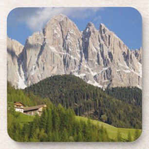 Val di Funes, Villnosstal, Dolomiten, Italien Getränkeuntersetzer