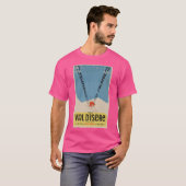 Val D'Isere Classic Ski Poster T-Shirt (Vorne ganz)