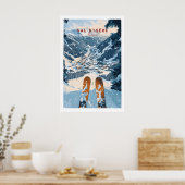 Val disere Druck 1 Poster (Küche)