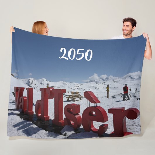Val d'Isere Fleece-Decke Fleecedecke (Beispiel)