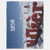 Val d'Isere Fleece-Decke Fleecedecke (Vorderseite)