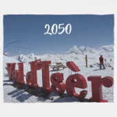 Val d'Isere Fleece-Decke Fleecedecke (Vorderseite (Horizontal))