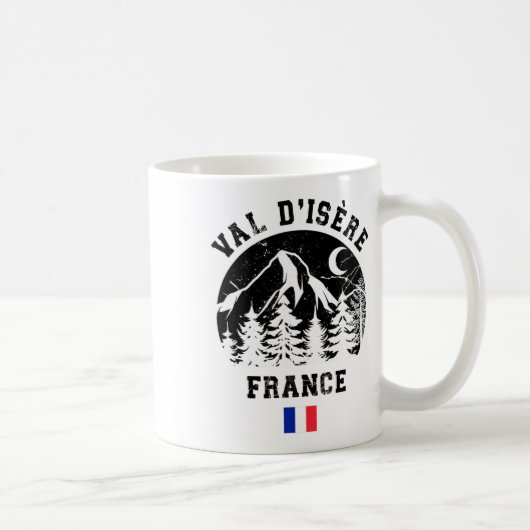 Val D'isère France Alps Ski Resort Alpine Skiing F Kaffeetasse (Rechts)