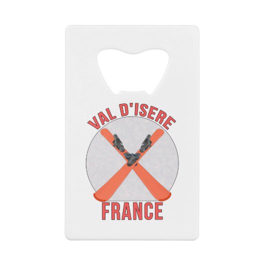 Val d'Isere, Frankreich Geldbeutel Flaschenöffner (Vorderseite)