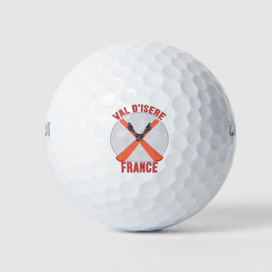 Val d'Isere, Frankreich Golfball (Vorderseite)