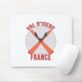 Val d'Isere, Frankreich Mousepad (Mit Mouse)