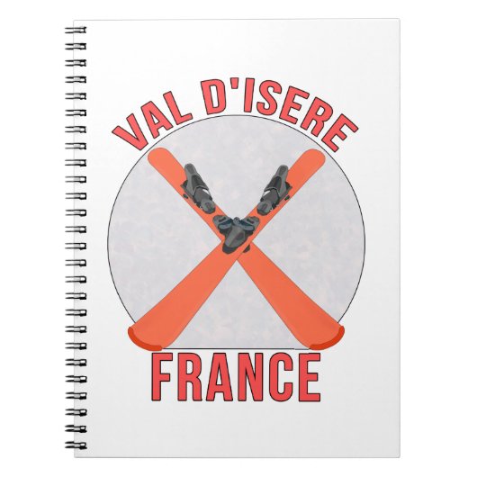 Val d'Isere, Frankreich Notizblock (Vorderseite)