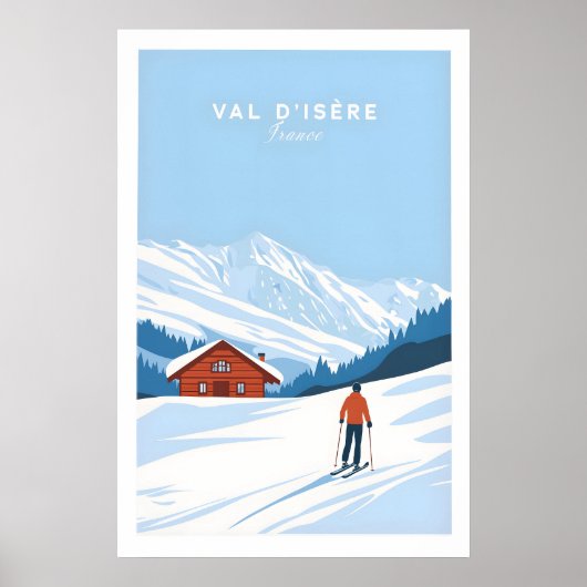 Val-dIsère Poster Frankreich 1 (Vorne)